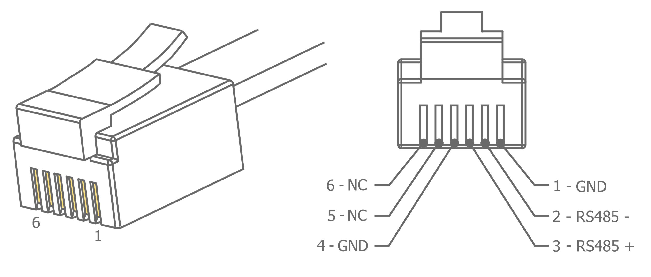 Modbus RJ12 Wiring