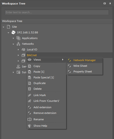 17 Opening BACnet Network Manager.png