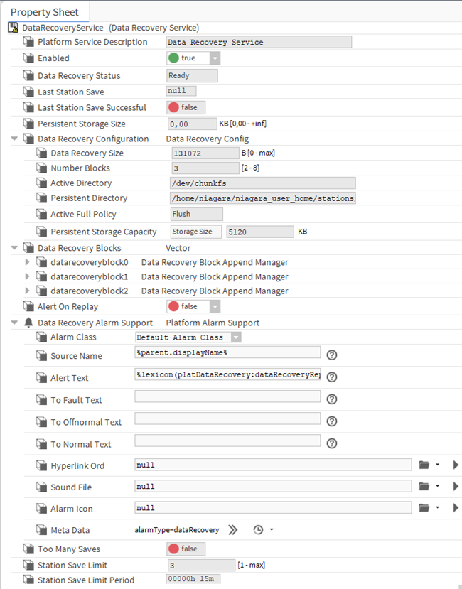 32 Data Recovery Service properties.png