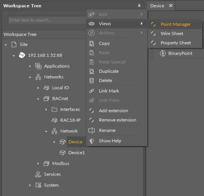 25 Opening BACnet Point Manager.png
