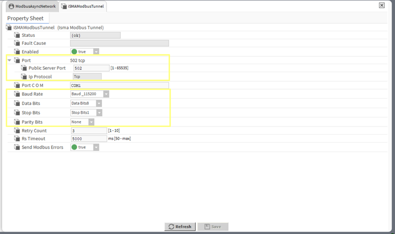 24d Communication parameters for the iSMA Modbus Tunnel.png